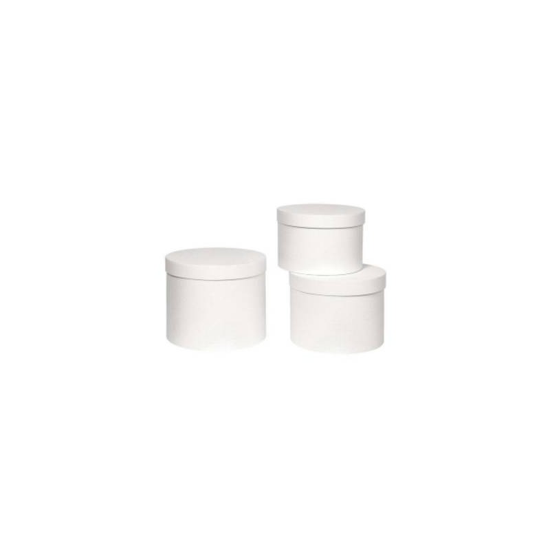 SCATOLA CAPPELLIERA ø32xh21cm WHITE