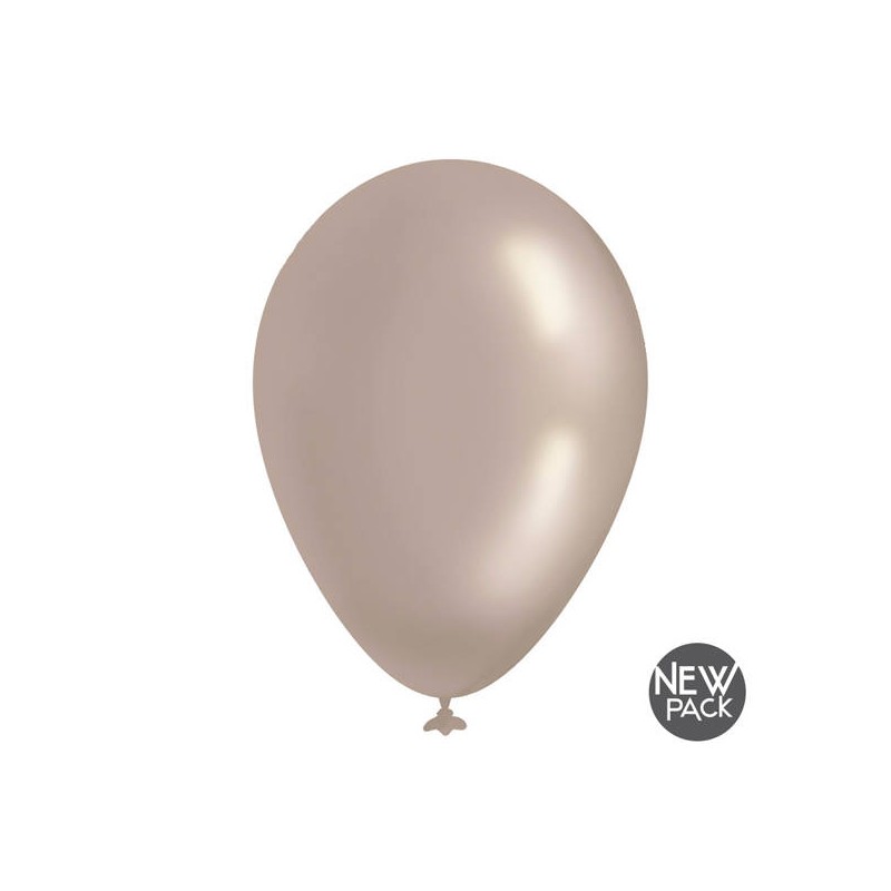 PALLONCINI IN LATTICE LARGE ARGENTO 12pz