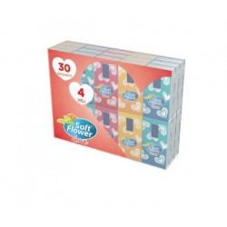 FAZZOLETTI 4V LOVE SOFT FLOWER 30pz