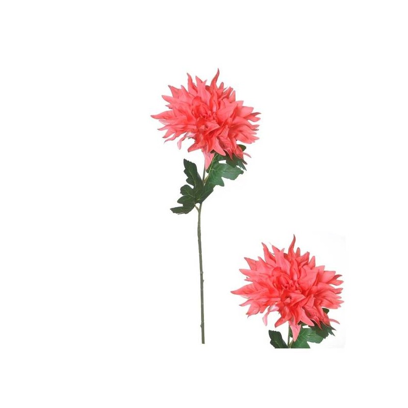 FIORE DALIA C/STELO 75cm ROSSO CHIARO
