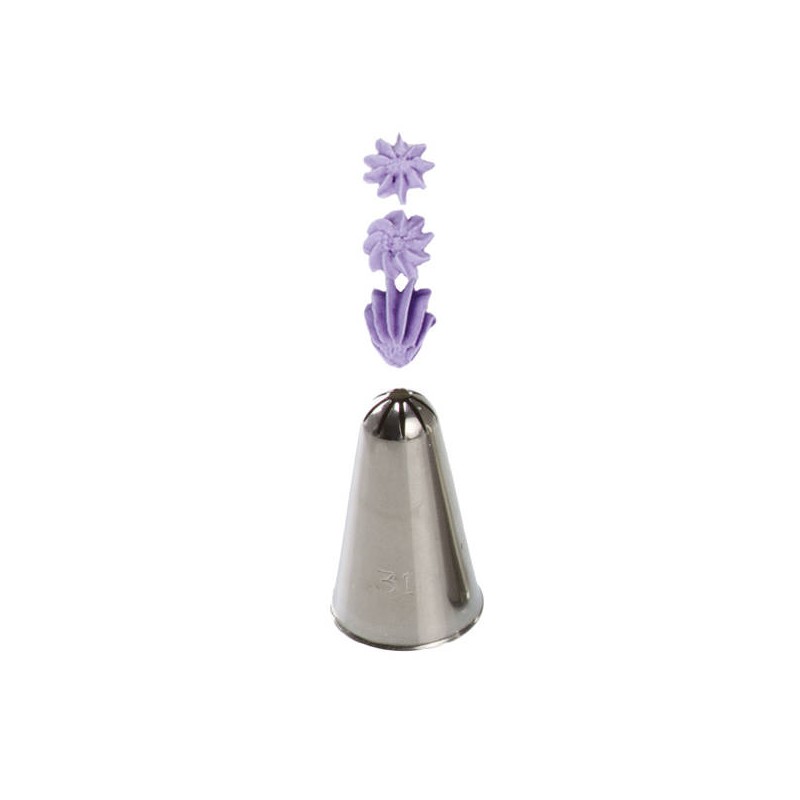BECCUCCIO INOX DECORA N°31 STELLA CHIUSA