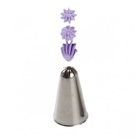 BECCUCCIO INOX DECORA N°31 STELLA CHIUSA