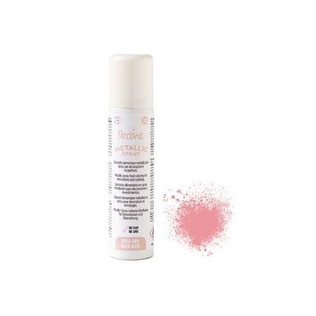 COLORANTE SPRAY METALLIZZATO ROSA GOLD DECORA 75ml E171