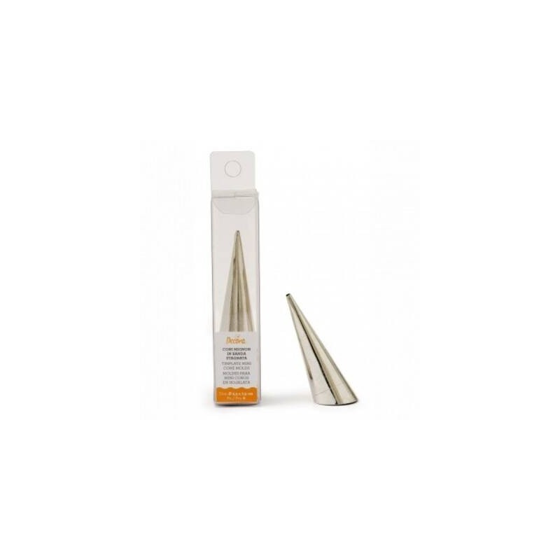 FORMA CONO INOX MIGNON 8x2,5cm 8pz