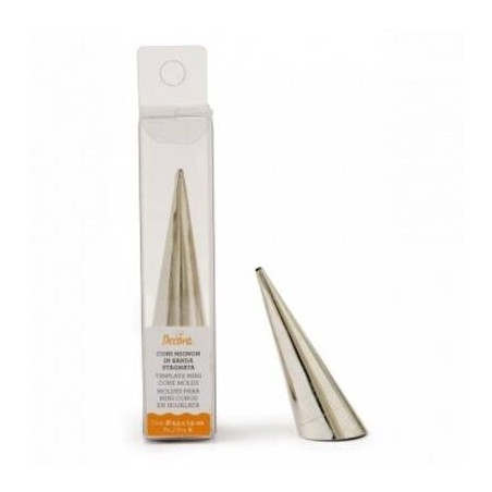 FORMA CONO INOX MIGNON 8x2,5cm 8pz