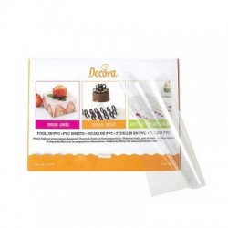FOGLI IN PVC PER ALIMENTI 30x40cm 150micron 10pz