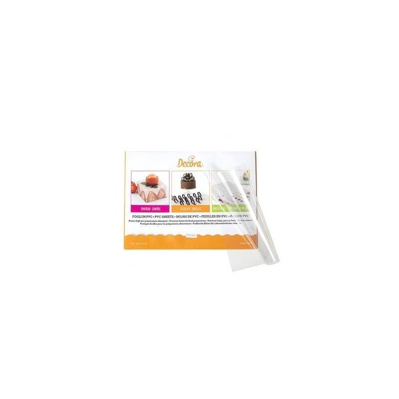 FOGLI IN PVC PER ALIMENTI 30x40cm 150micron 10pz