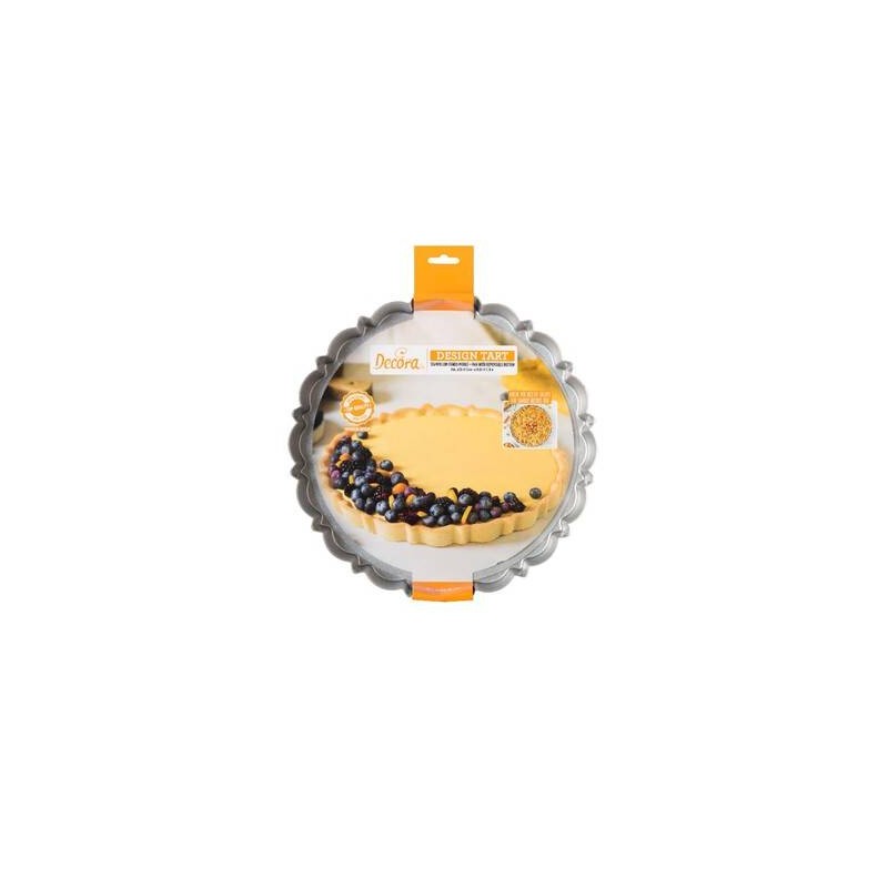 STAMPO CROSTATA FONDO MOBILE ø30x3cm ANTIADERENTE