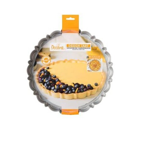 STAMPO CROSTATA FONDO MOBILE ø30x3cm ANTIADERENTE