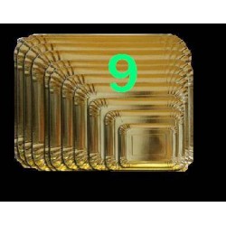 VASSOIO CARTONE ORO N°9 47x35 2 PEZZI