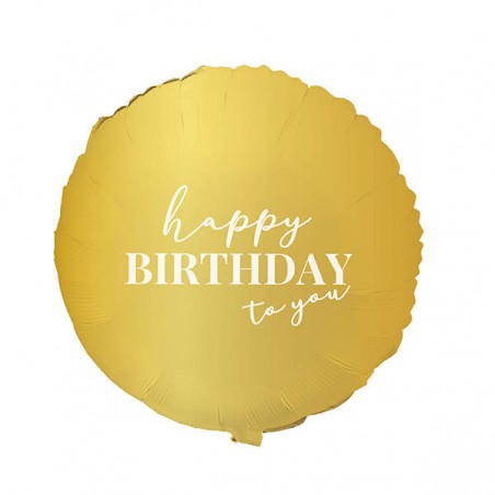 PALLONE MYLAR HAPPY BIRTHDAY TO YOU 45cm