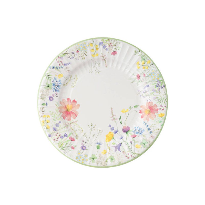 PIATTI IL GIARDINO 27cm 8pz