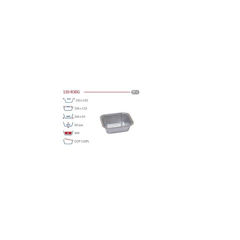 TEGLIA ALLUMINIO BIANCO/RAME 6 PRZ 50PZ R2G CONTITAL