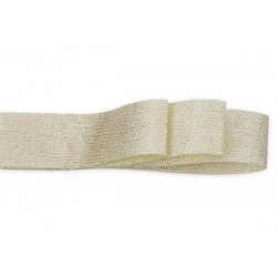 NASTRO COTONE PERLA mm25x25mt PANNA BAR