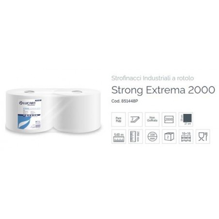 BOBINE LUCART EXTREMA 2000str 190mt 2 ROTOLI