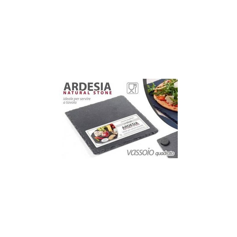 ARDESIA VASSOIO QUADRATO 25x25cm