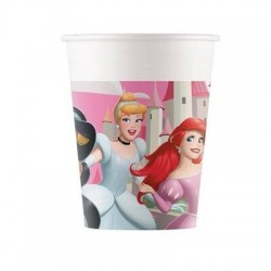 BICCHIERI IN CARTA 200ml PRINCESS CREATE YOUR WORLD 8pz