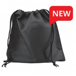 SACCHETTO TNT C/LACCIO 30x40cm NERO 10pz