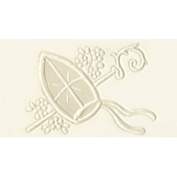 BIGLIETTINO BOMBONIERA CRESIMA AVORIO NEUTRO 20pz