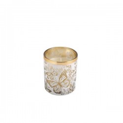 CANDELA FARFALLA ø8,5xh10cm