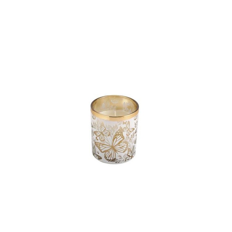 CANDELA FARFALLA ø8,5xh10cm
