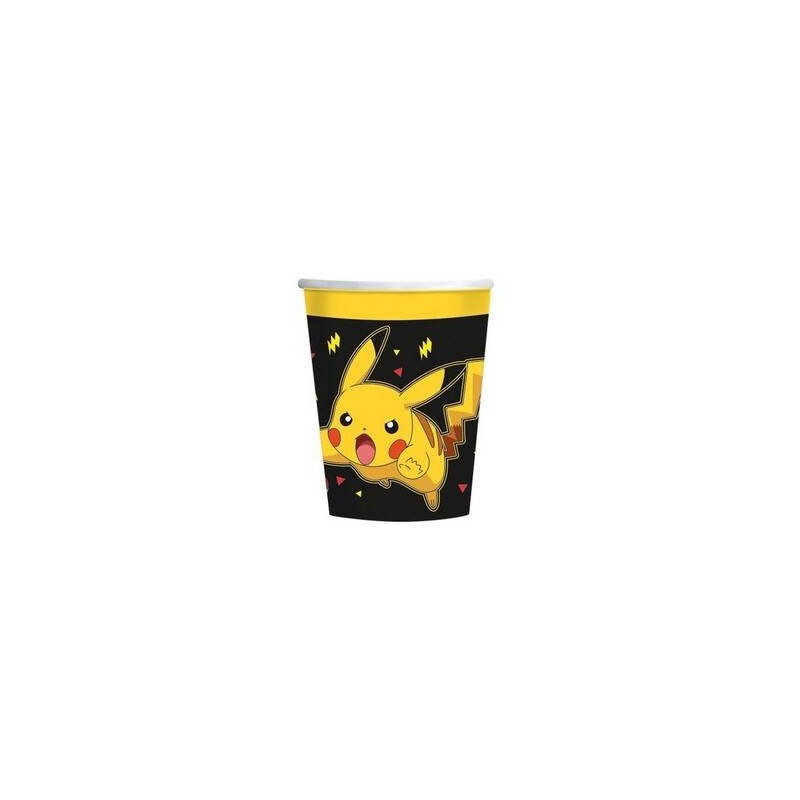 BICCHIERI CARTA 250cc POKEMON 8pz