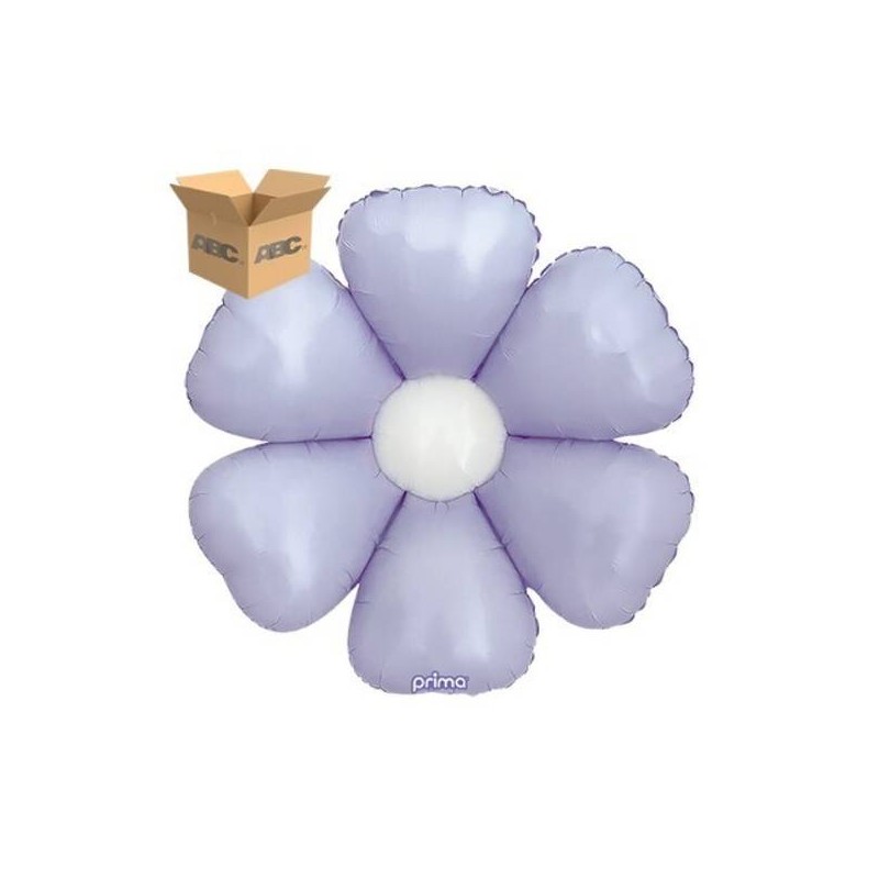 PALLONCINO MYLAR 34 86cm MARGHERITA LAVANDA
