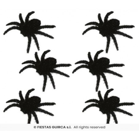 RAGNI 6cm NERI PELOSI 6pz