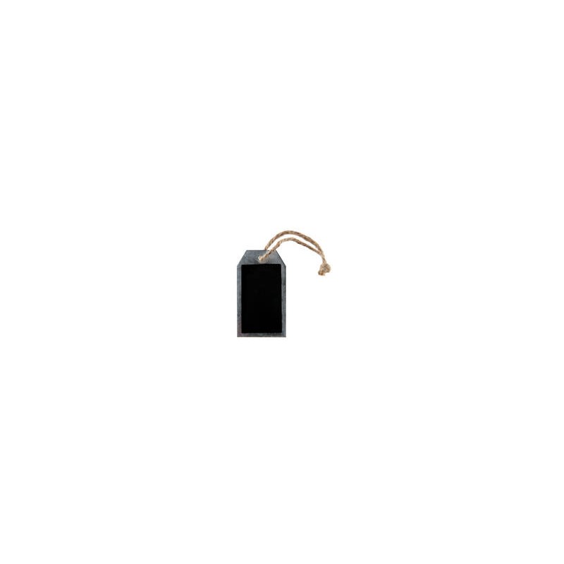 TAG LEGNO BORDO ARGENTO 2pz