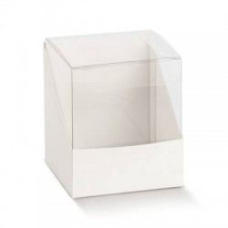 SCATOLA DUO 7x7x6cm FIBRA BIANCO 10pz