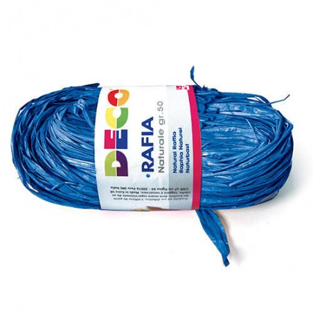 RAPHIA NATURALE gr.50 CWR BLU ROI
