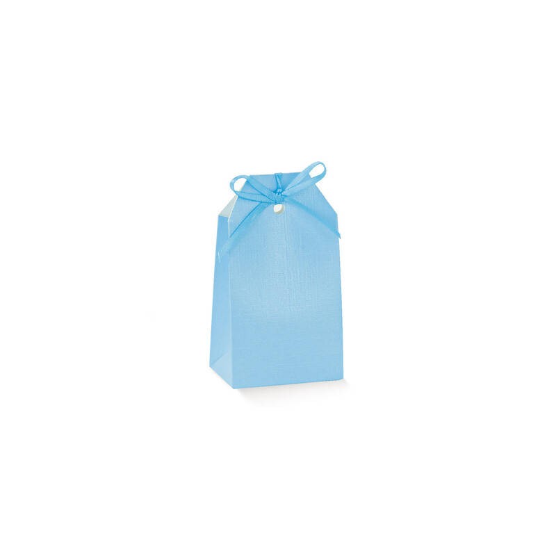 SCATOLA TAG 5,5x3,5x10 FIBRA AZZURRA 10pz