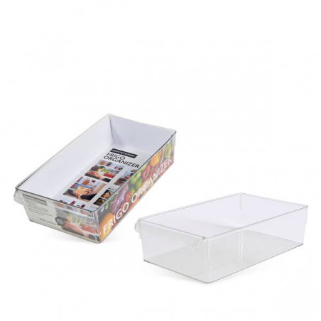 CONTENITORE FRIGO ORGANIZER TRASPARENTE 37x21,3x9,7cm