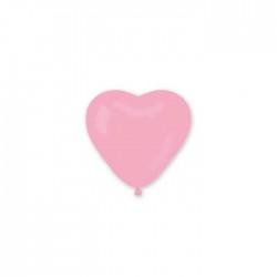 PALLONCINI CUORE 10" 26cm 12pz ROSA