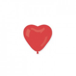PALLONCINI CUORE 10" 12pz ROSSO