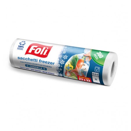 ROTOLO SACCHETTI FREEZER 22x32cm 360pz FOLI'