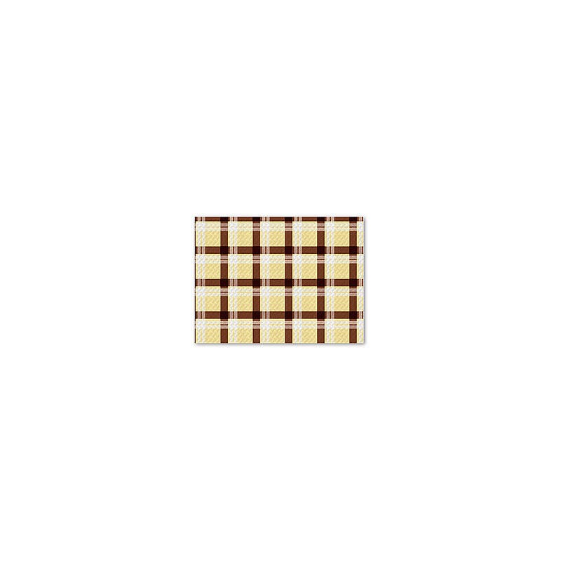 TOVAGLIETTE 30x40cm SCOZZESE CHAMPAGNE/NERO 250PZ FATO