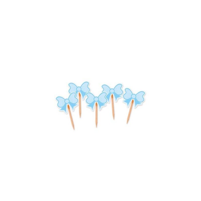 PICKS SAGOMATI IL MIO BATTESIMO FIOCCO CELESTE 25pz