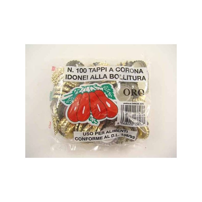 TAPPI CORONA BUSTA 100 PEZZI