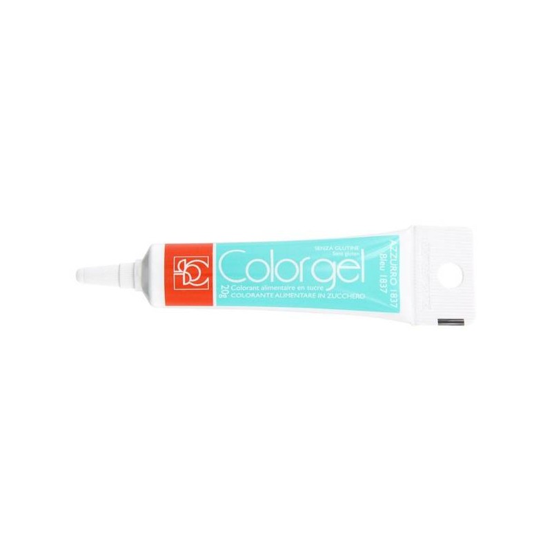 COLORANTE GEL TUBETTO 20gr AZZURRO 1837