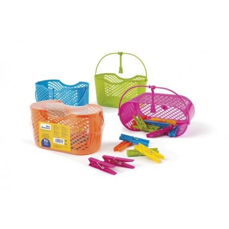 CESTELLO PORTAMOLLETTE + 15 MOLLETTE