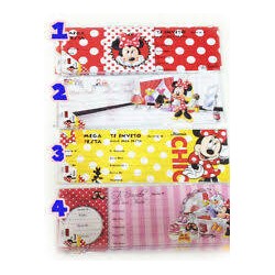 BLOCCHETTO INVITI MINNIE CHIC 15pz