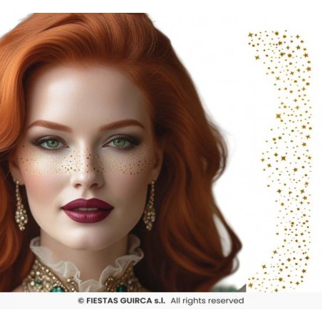 LENTIGINI ADESIVE VISO ORO