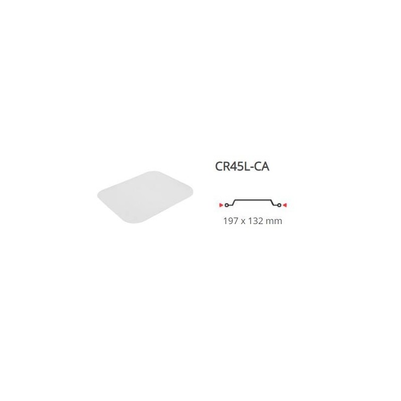 COPERCHI TEGLIA ALLUMINIO RETTANGOLARE 100pz CR45L