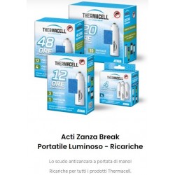 THERMACELL RICARICA 48 ORE DI PROTEZIONE 12 PIASTRINE 4 CARTUCCE