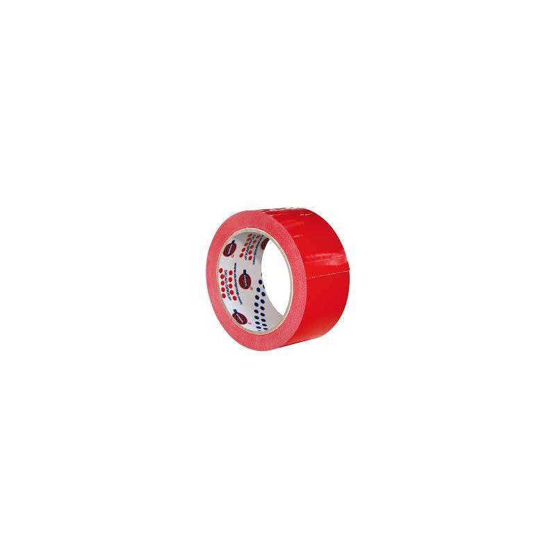 NASTRO ADESIVO PVC mm50x66mt ROSSO