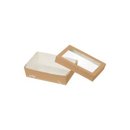 VASCHETTA GASTRONOMICA QUADR-HOT C/COPERCHIO 2PRZ 1000ml 25pz