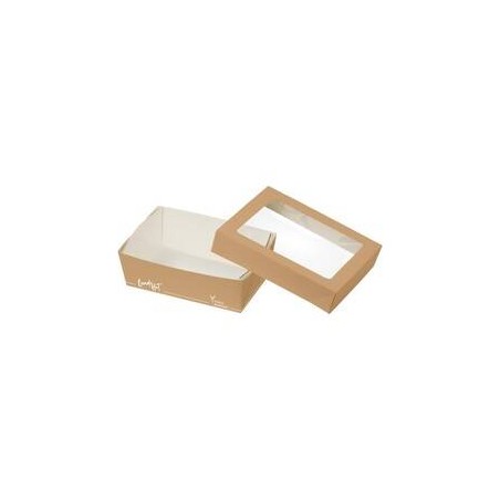 VASCHETTA GASTRONOMICA QUADR-HOT C/COPERCHIO 1PRZ 600ml 25pz