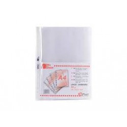 BUSTE TRASPARENTI FORATE A4 MY DESK PPL LISCIO 23x30,5cm 60my 50pz