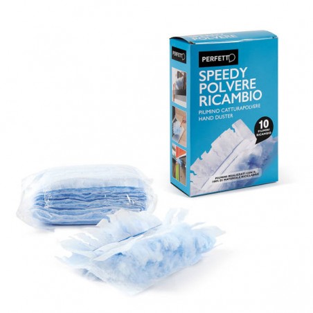 PIUMINO SPOLVERO DUSTER RICAMBI PANNI 10pz